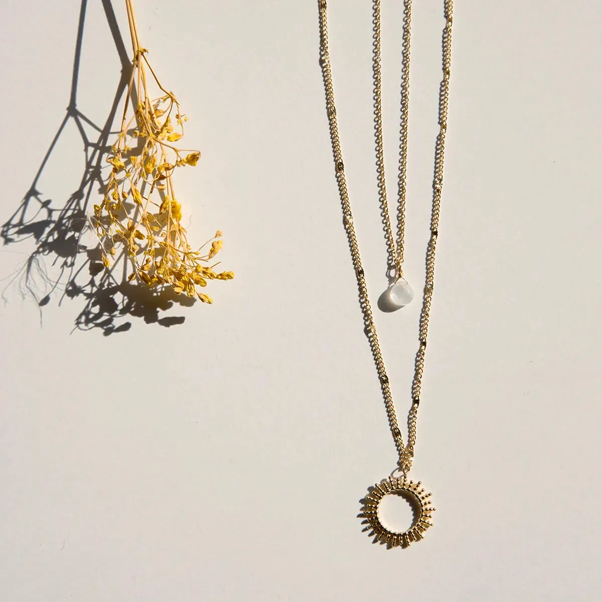 Vinoos Halskette "Cheers" crème Frauegschichte - Vinoos Halskette "Cheers" crème