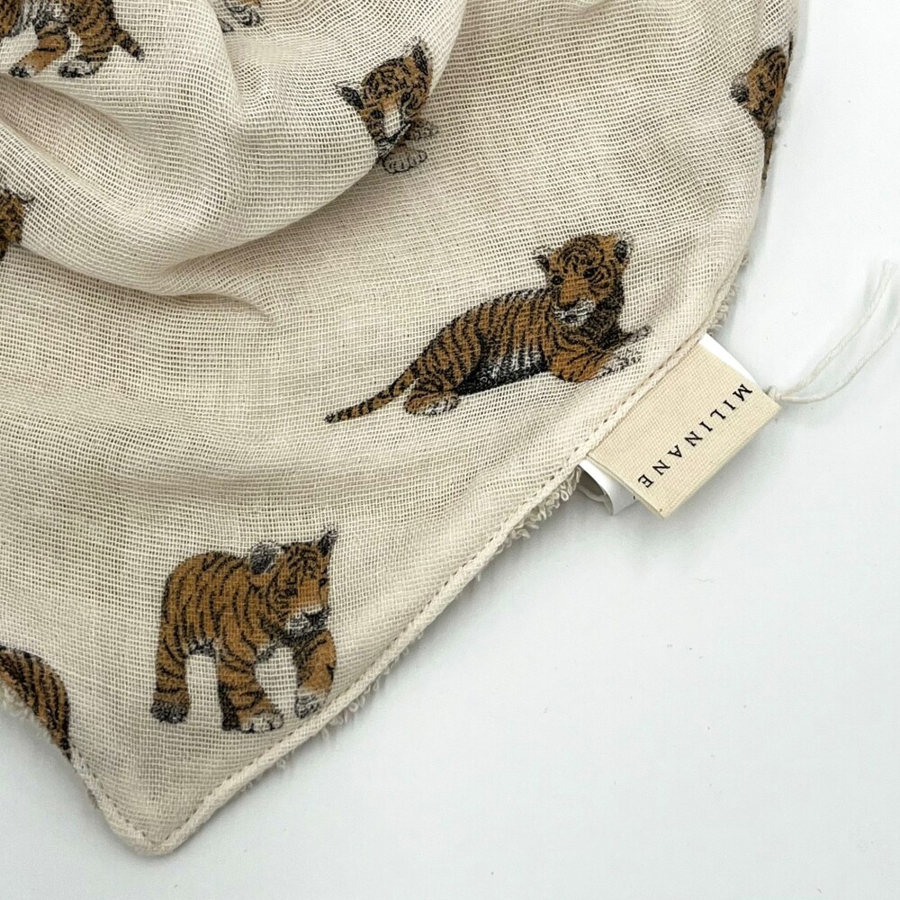 Frauegschichte - Milinane Halstuch-Lätzchen TIGER