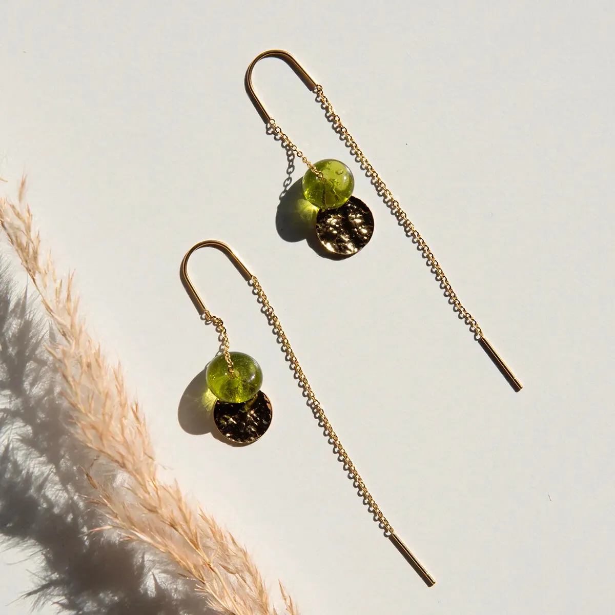 Vinoos Ohrringe "You Can" grün Frauegschichte - Vinoos Ohrringe "You Can" grün