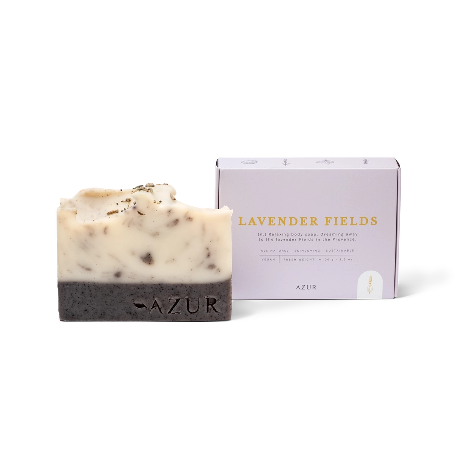 Azur Natural Bodycare Körperseife: Lavender Fields Frauegschichte - Azur Natural Bodycare Körperseife: Lavender Fields