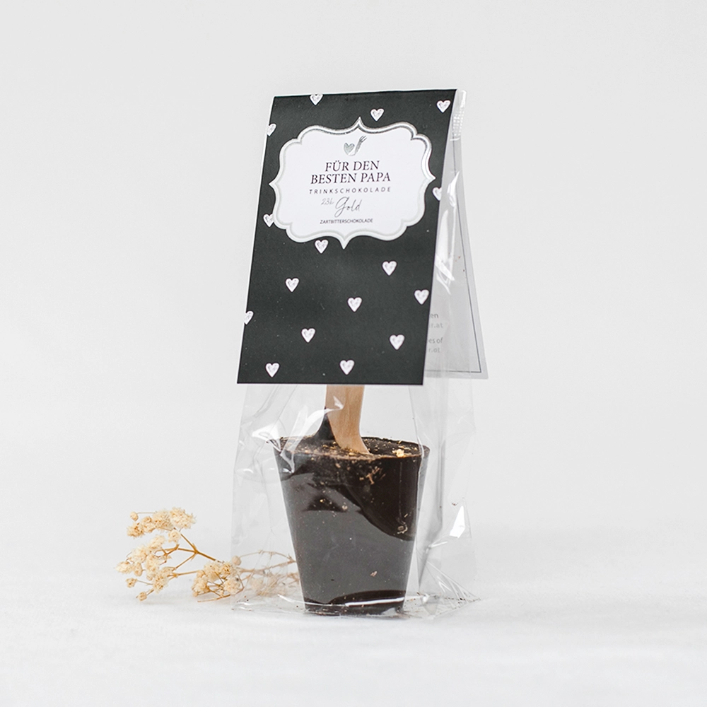 Bake Affair Trinkschokolade Gold "Für den besten Papa" Frauegschichte - Bake Affair Trinkschokolade Gold "Für den besten Papa"