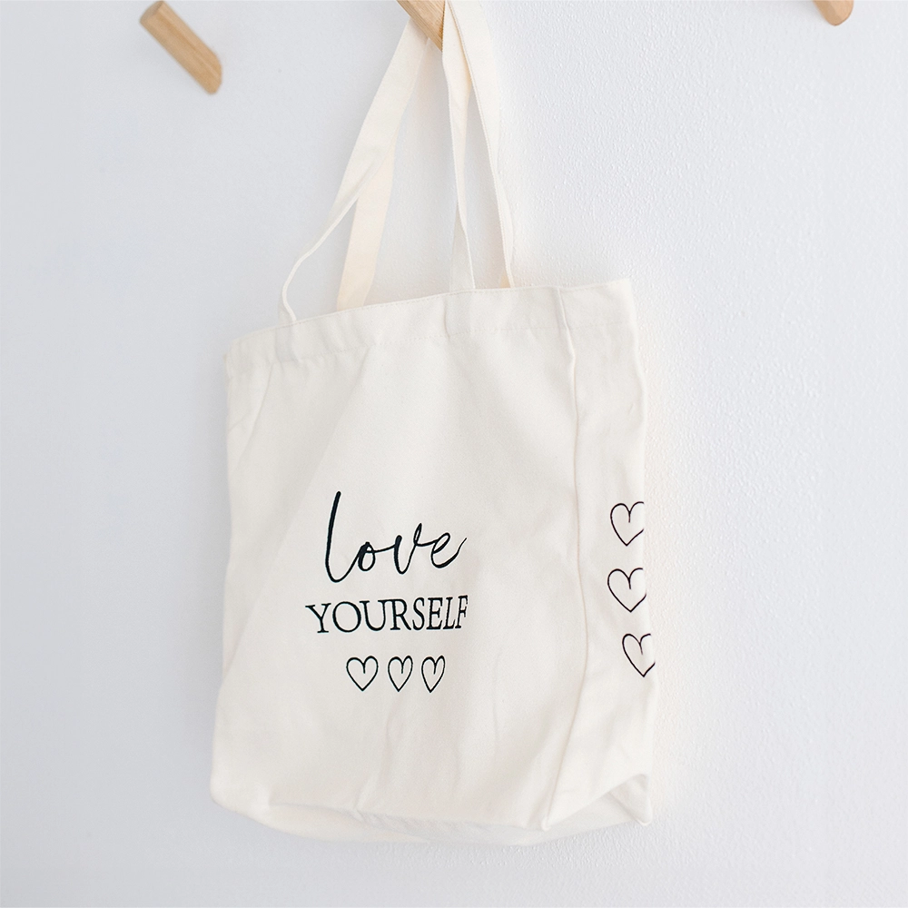 Frauegschichte - Bake Affair Baumwolltasche "Love Yourself"