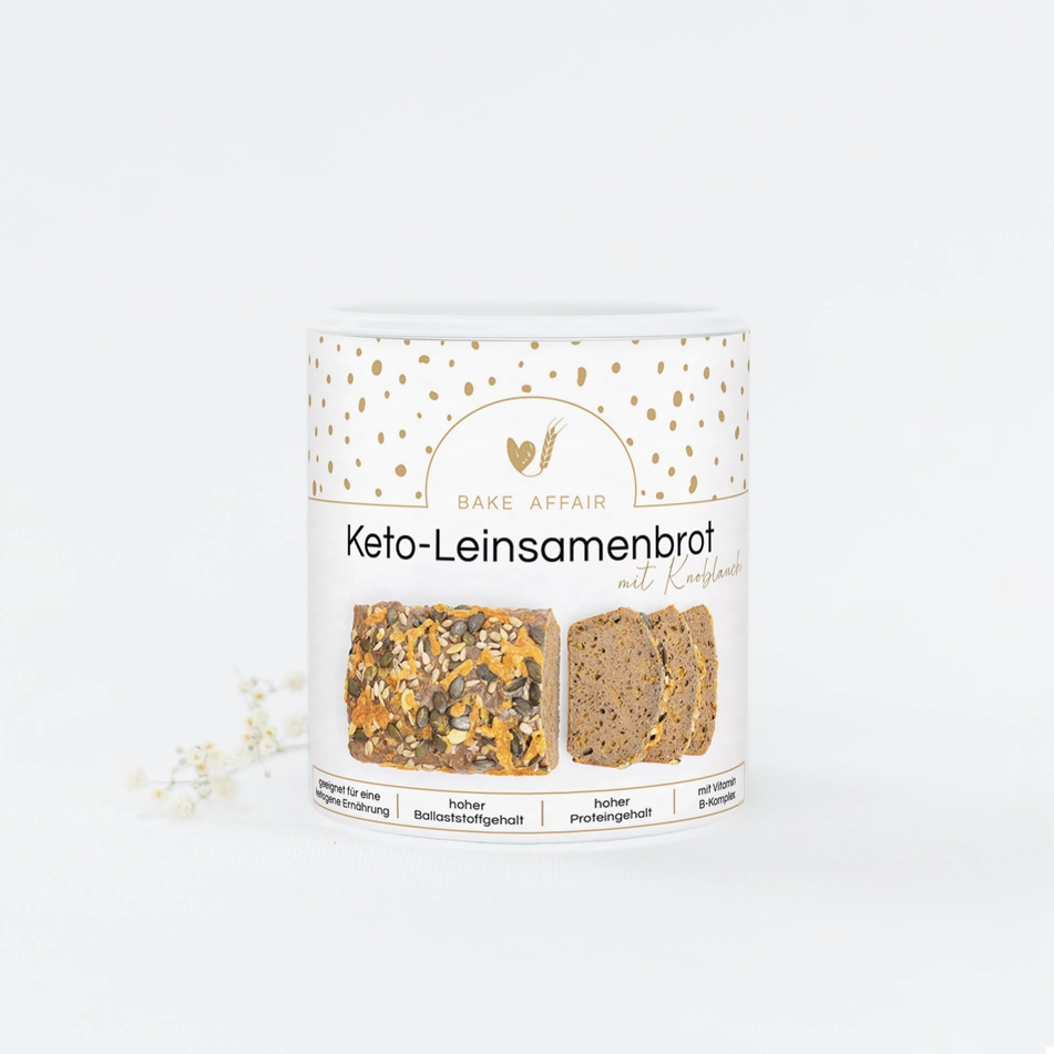 Frauegschichte - Bake Affair KETO-Backmischung Leinsamenbrot