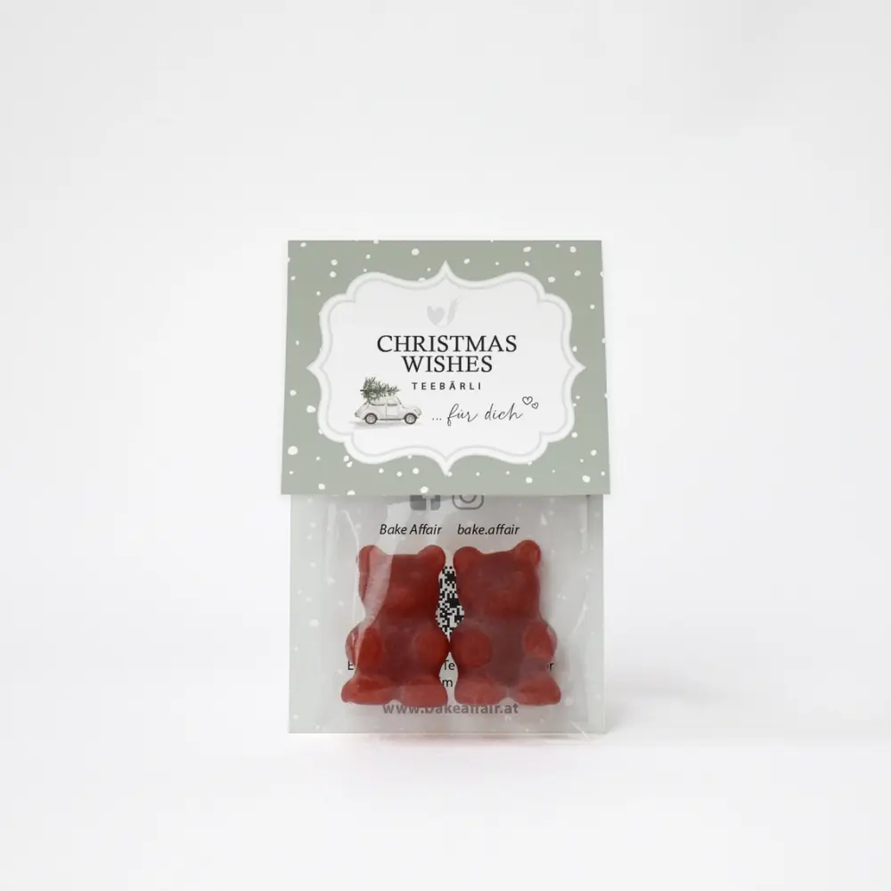 Frauegschichte - Bake Affair Teebärli "Christmas Wishes"