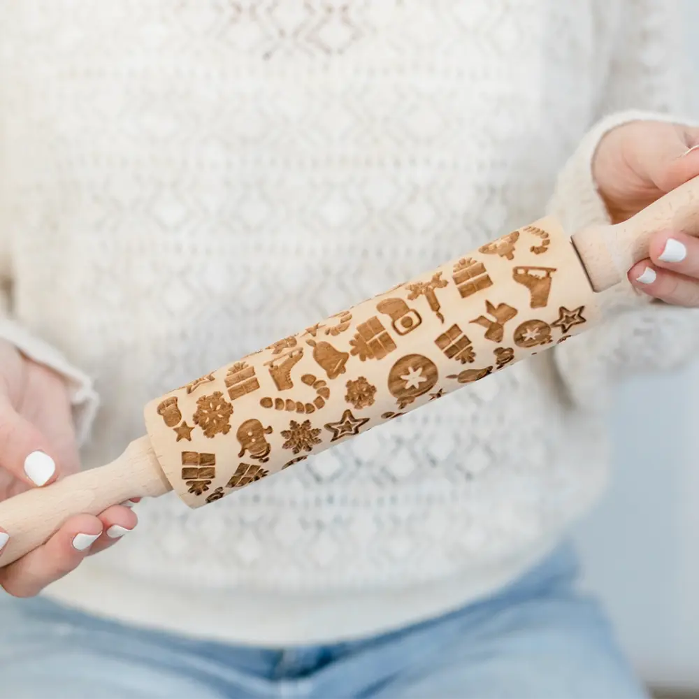 Frauegschichte - Bake Affair Teigroller Weihnachten
