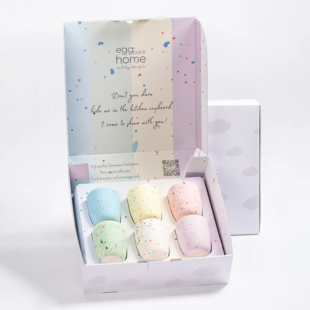 Egg Back Home NP - Set Becher 220ml - New Party Frauegschichte - Egg Back Home NP - Set Becher 220ml - New Party