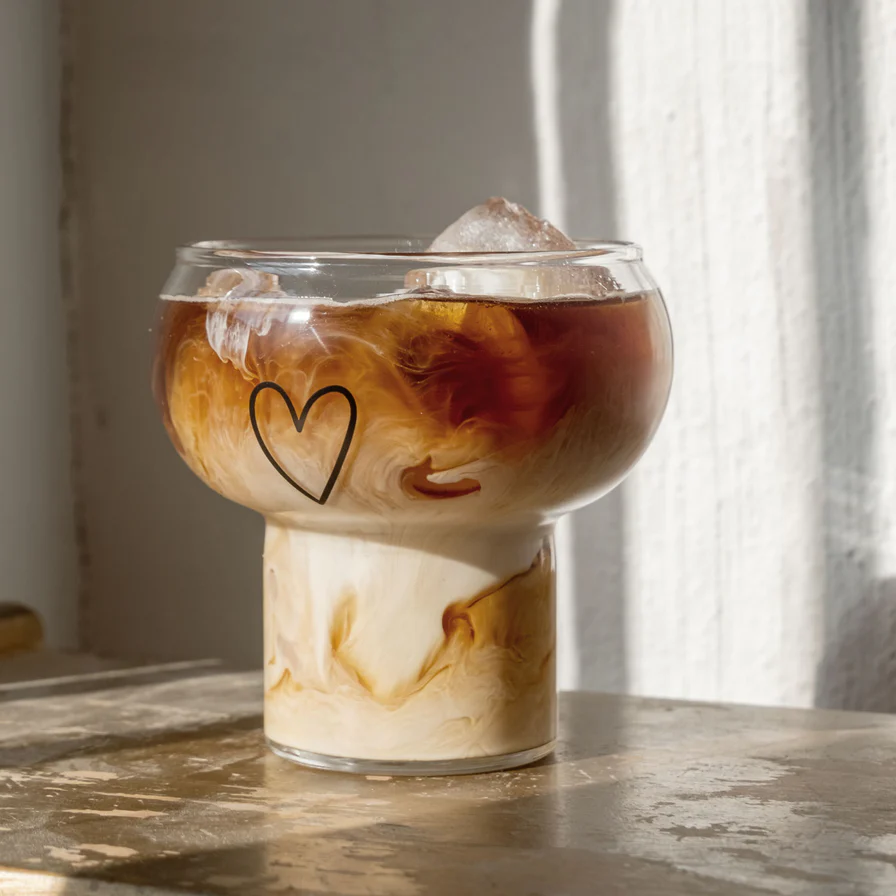 Eulenschnitt Bubble Glas Herz Frauegschichte - Eulenschnitt Bubble Glas Herz