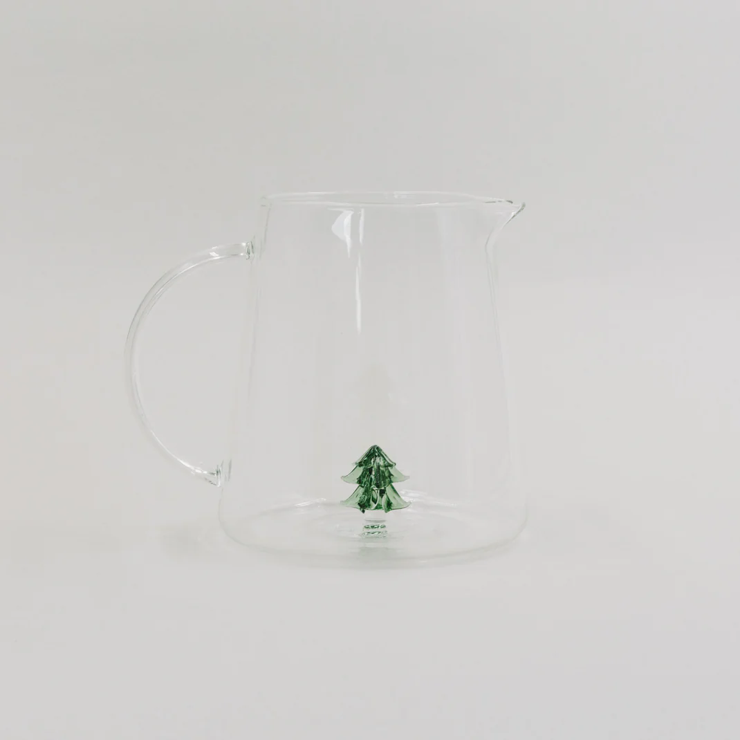 Eulenschnitt Karaffe Tannenfigur Frauegschichte - Eulenschnitt Karaffe Tannenfigur