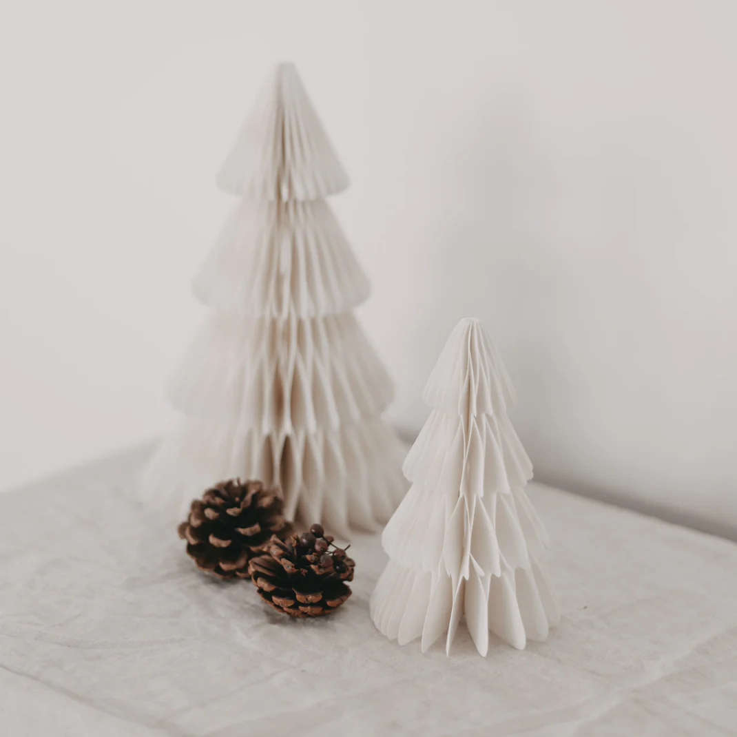 Eulenschnitt Papiertanne 2er Set natur Frauegschichte - Eulenschnitt Papiertanne 2er Set natur