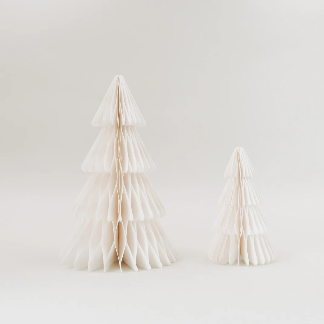 Eulenschnitt Papiertanne 2er Set natur Frauegschichte - Eulenschnitt Papiertanne 2er Set natur