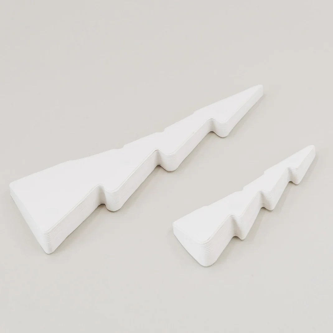 Eulenschnitt Papiertanne 2er Set natur Frauegschichte - Eulenschnitt Papiertanne 2er Set natur