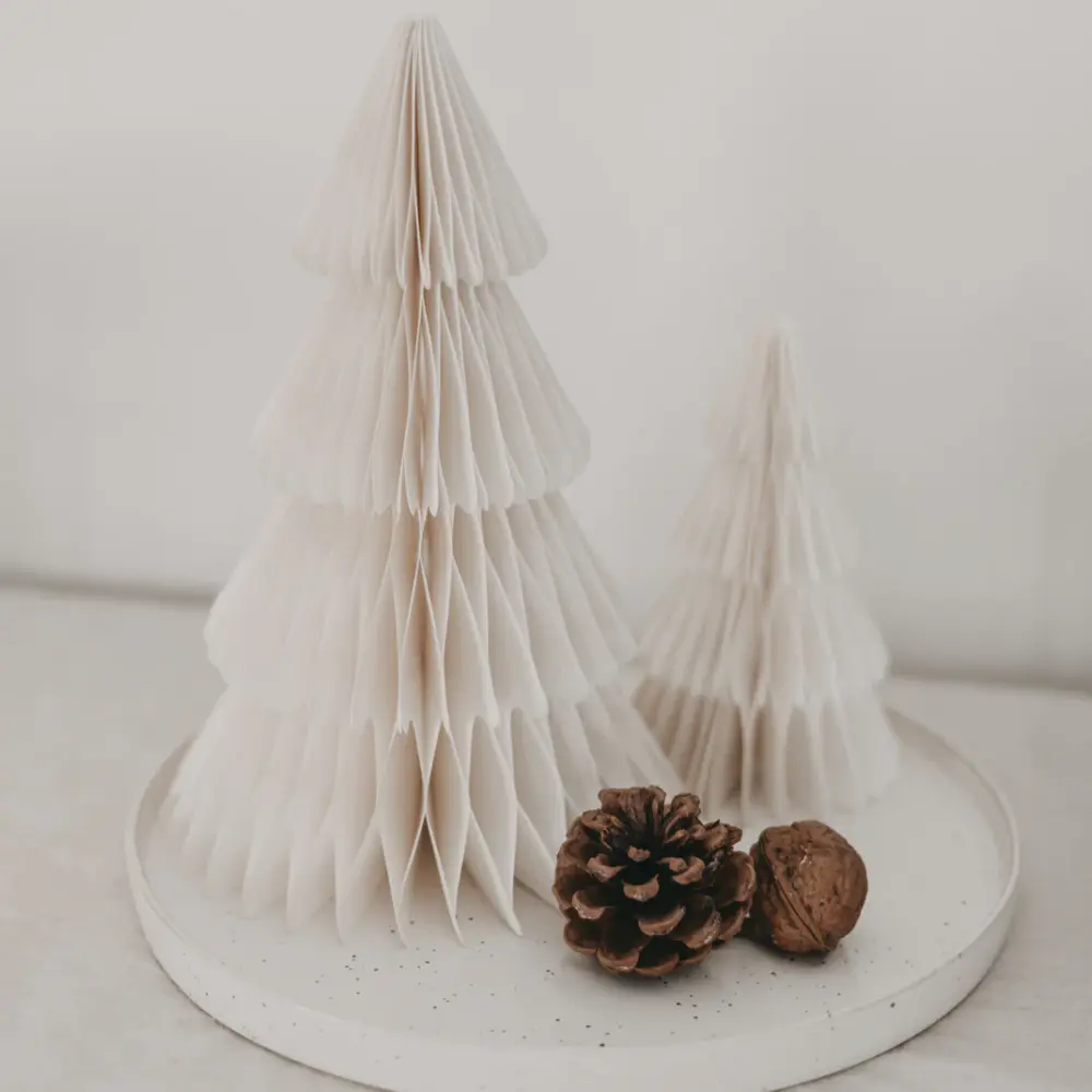 Eulenschnitt Papiertanne 2er Set natur Frauegschichte - Eulenschnitt Papiertanne 2er Set natur