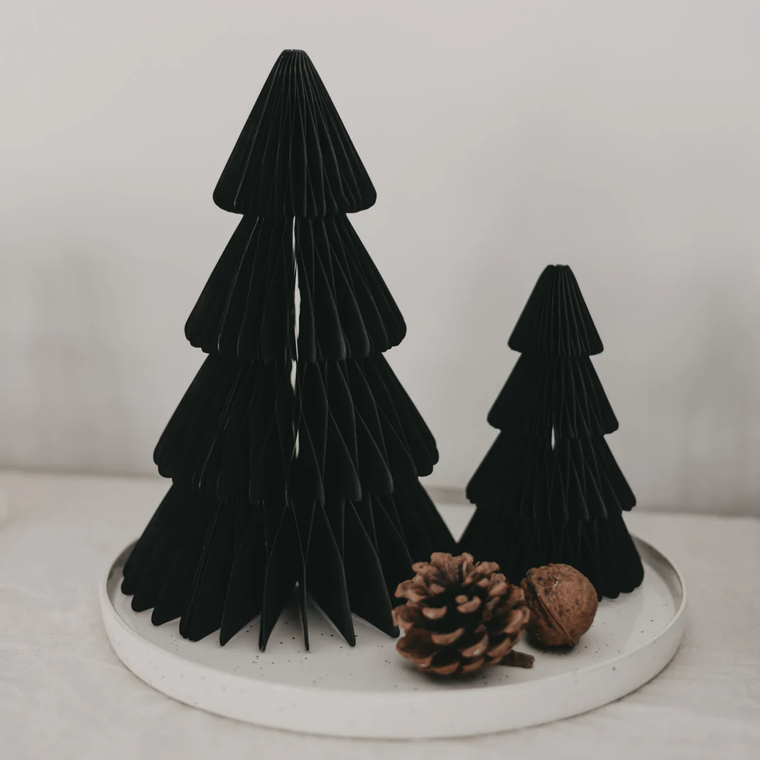 Eulenschnitt Papiertanne 2er Set schwarz Frauegschichte - Eulenschnitt Papiertanne 2er Set schwarz