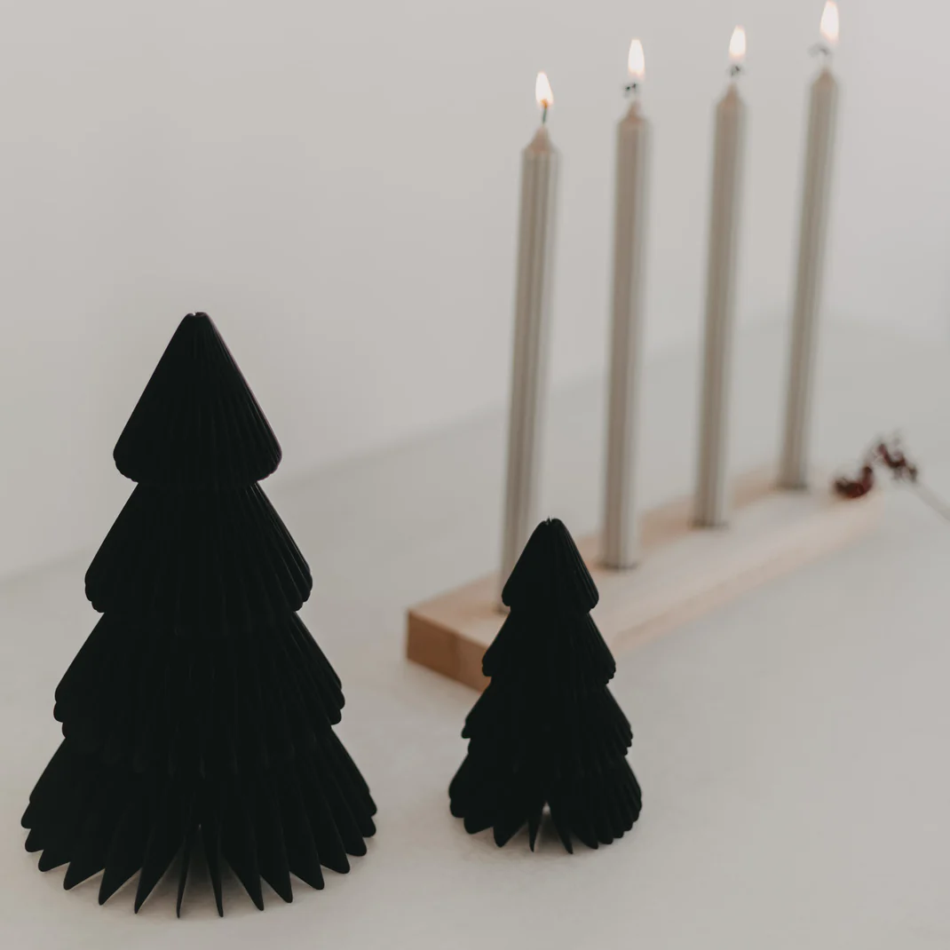 Eulenschnitt Papiertanne 2er Set schwarz Frauegschichte - Eulenschnitt Papiertanne 2er Set schwarz