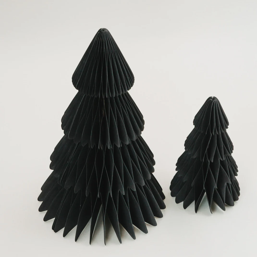 Eulenschnitt Papiertanne 2er Set schwarz Frauegschichte - Eulenschnitt Papiertanne 2er Set schwarz