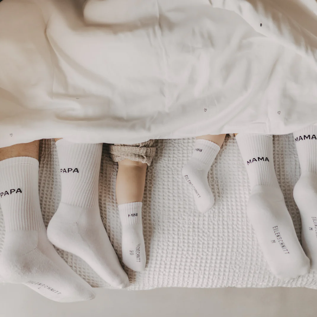 Eulenschnitt Socken "Papa" Grösse M Frauegschichte - Eulenschnitt Socken "Papa" Grösse M