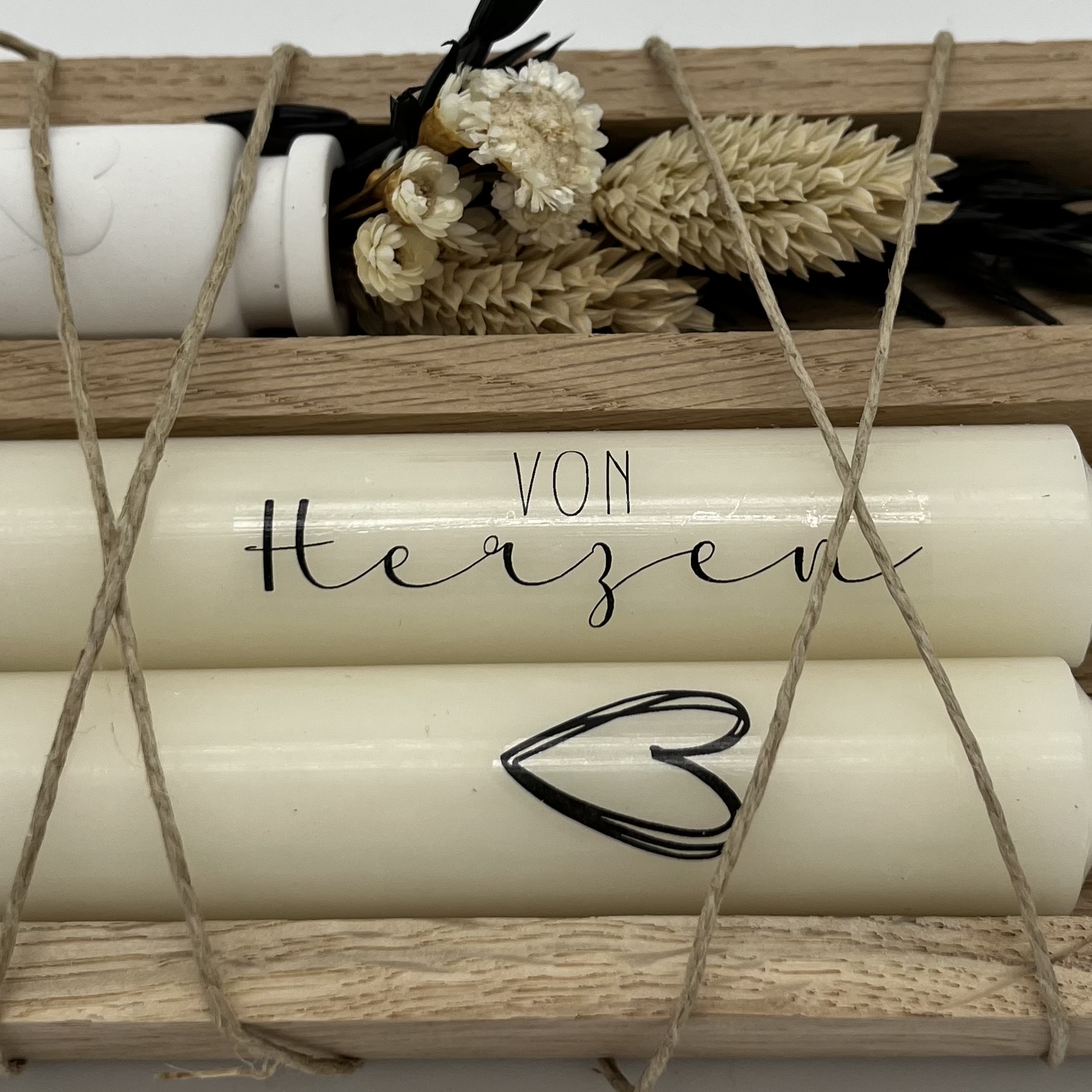 isaMi Kerzenset "von Herzen" Elfenbein Frauegschichte - isaMi Kerzenset "von Herzen" Elfenbein