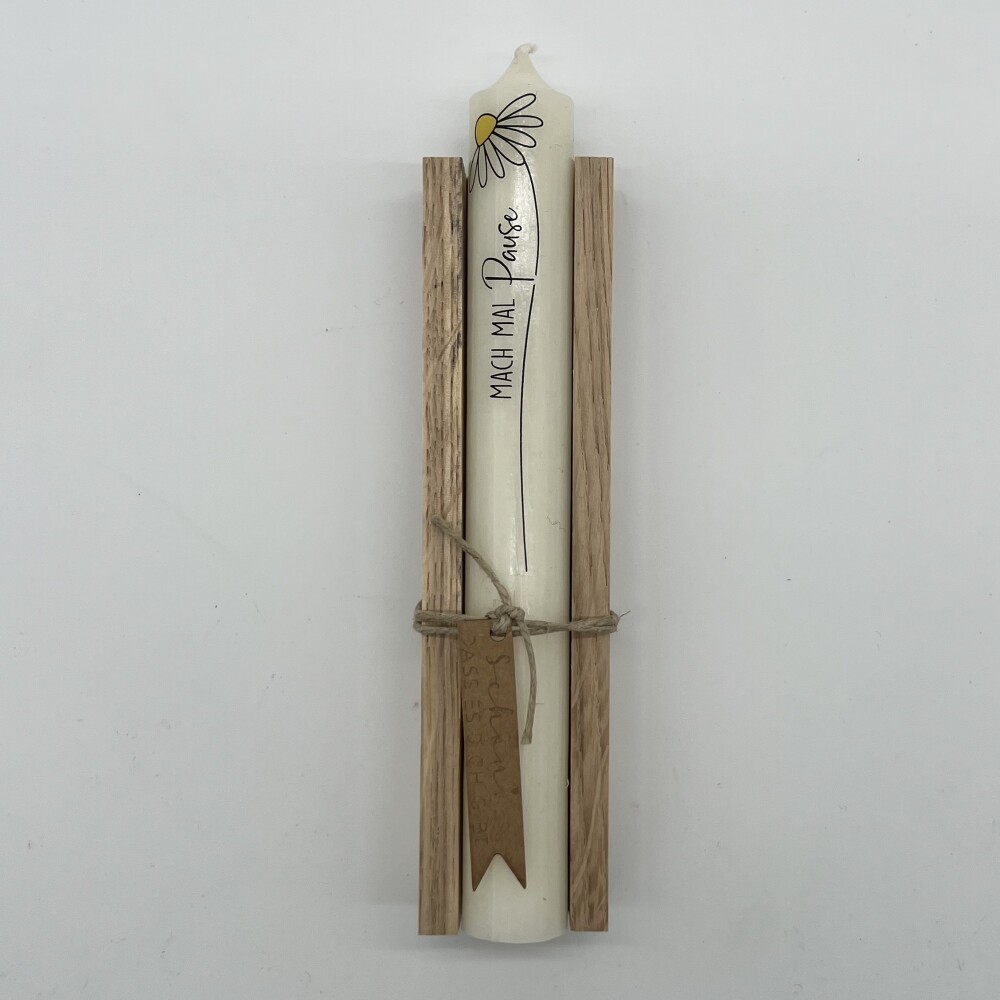 Frauegschichte - isaMi Kerze "Mach mal Pause"