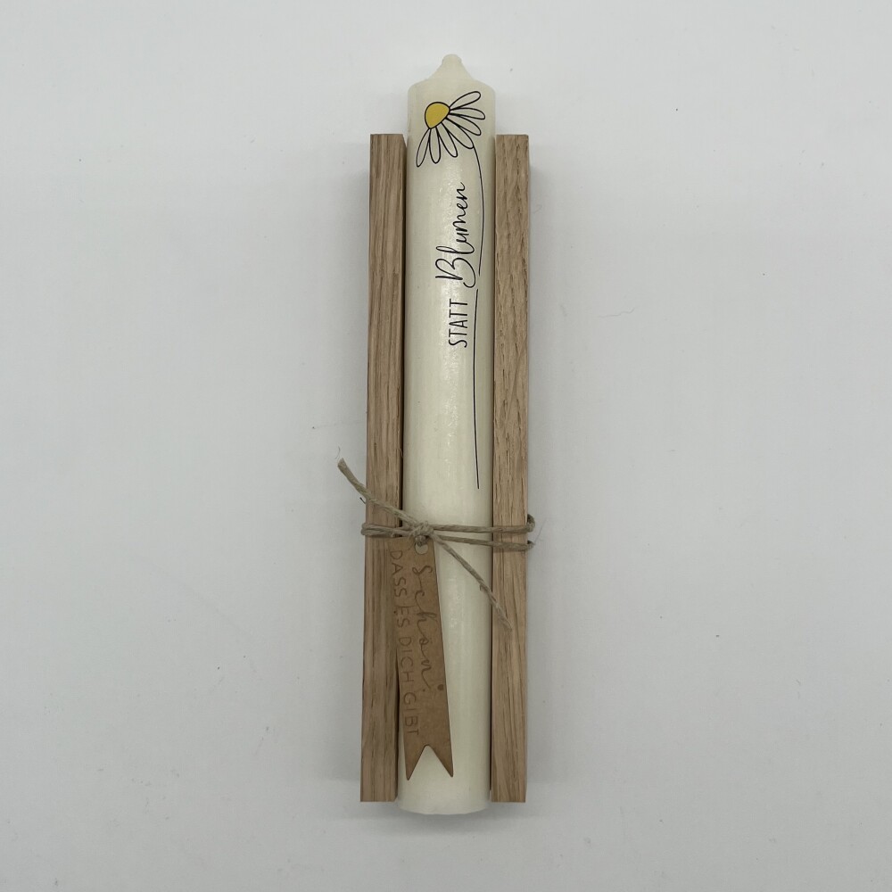 Frauegschichte - isaMi Kerze "Statt Blumen"