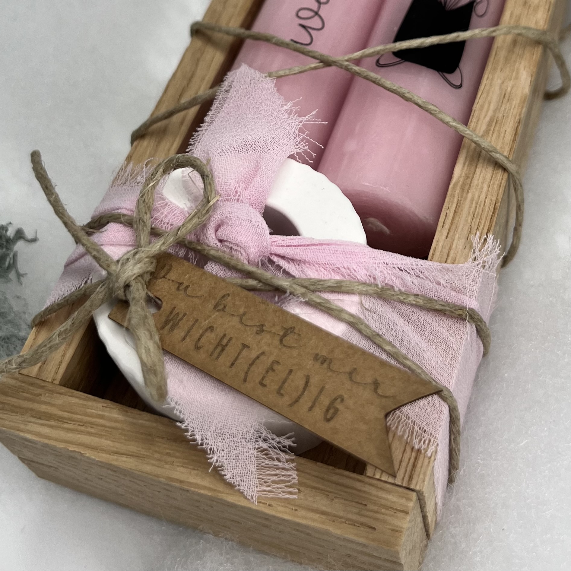 isaMi Weihnachts-Kerzenset "Weihnachtslicht" - rosa Frauegschichte - isaMi Weihnachts-Kerzenset "Weihnachtslicht" - rosa