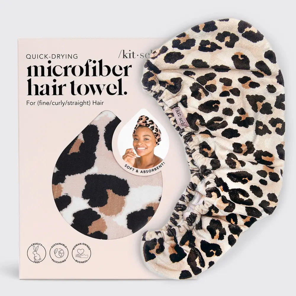 /kit·sch/ Haar-Handtuch - Leopard Frauegschichte - /kit·sch/ Haar-Handtuch - Leopard