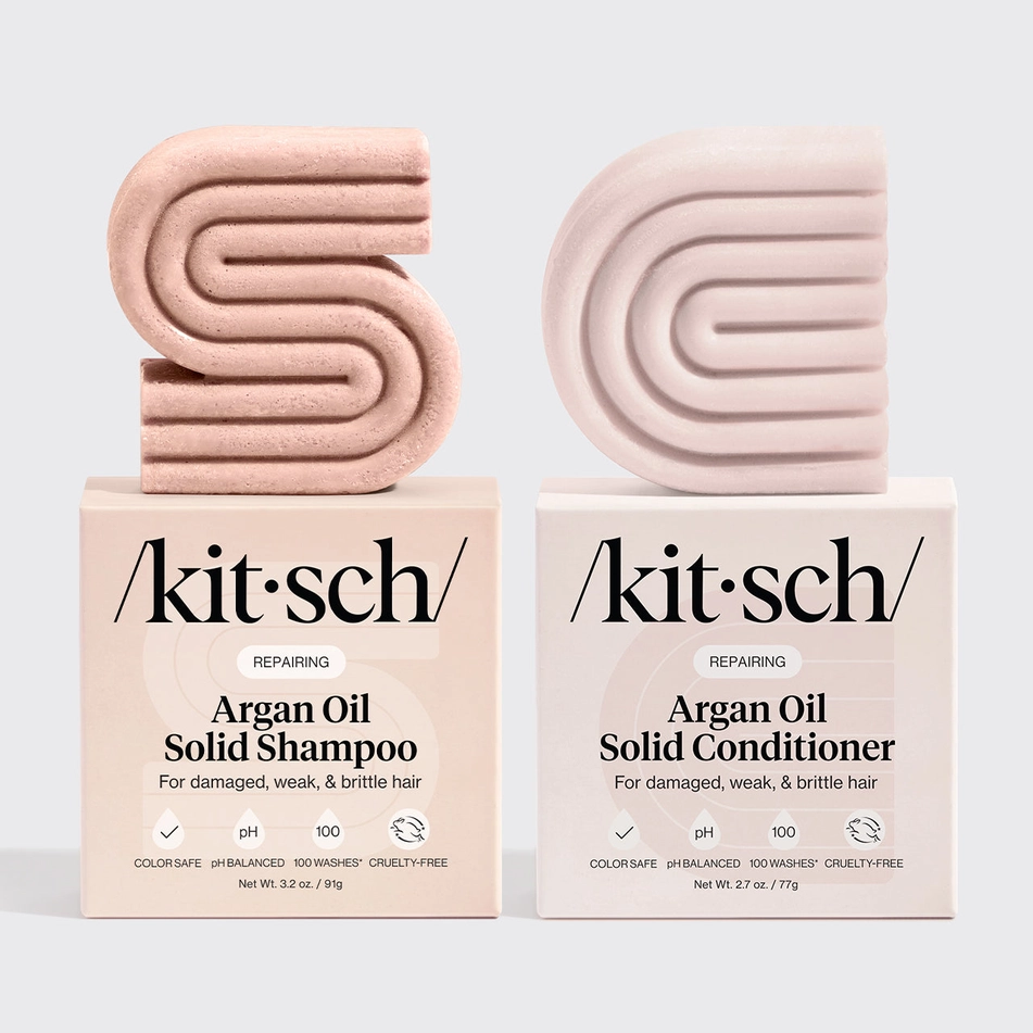Frauegschichte - /kit·sch/ Bar-Set Shampoo & Conditioner - Arganöl