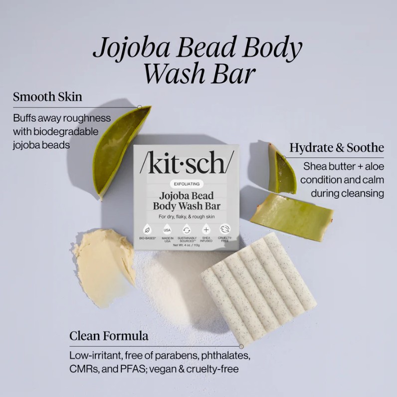 /kit·sch/ Body Wash Bar - Jojoba Bead Frauegschichte - /kit·sch/ Body Wash Bar - Jojoba Bead