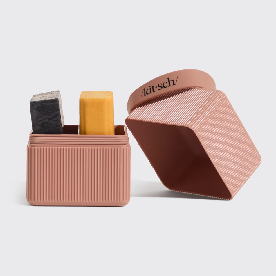/kit·sch/ Reiseetui 2er Set - terrakotta Frauegschichte - /kit·sch/ Reiseetui 2er Set - terrakotta
