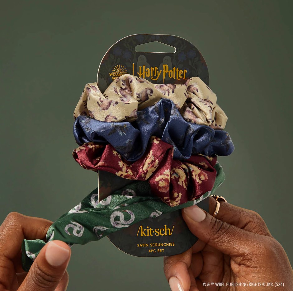 /kit·sch/ Scrunchie Harry Potter 4er Set Frauegschichte - /kit·sch/ Scrunchie Harry Potter 4er Set