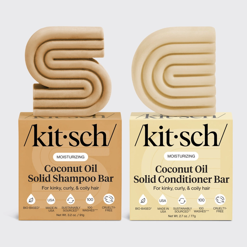 Frauegschichte - /kit·sch/ Bar-Set Shampoo & Conditioner - Kokosöl