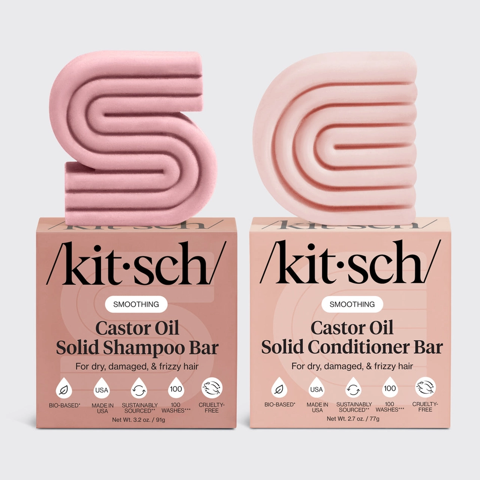 Frauegschichte - /kit·sch/ Bar-Set Shampoo & Conditioner - Rizinusöl