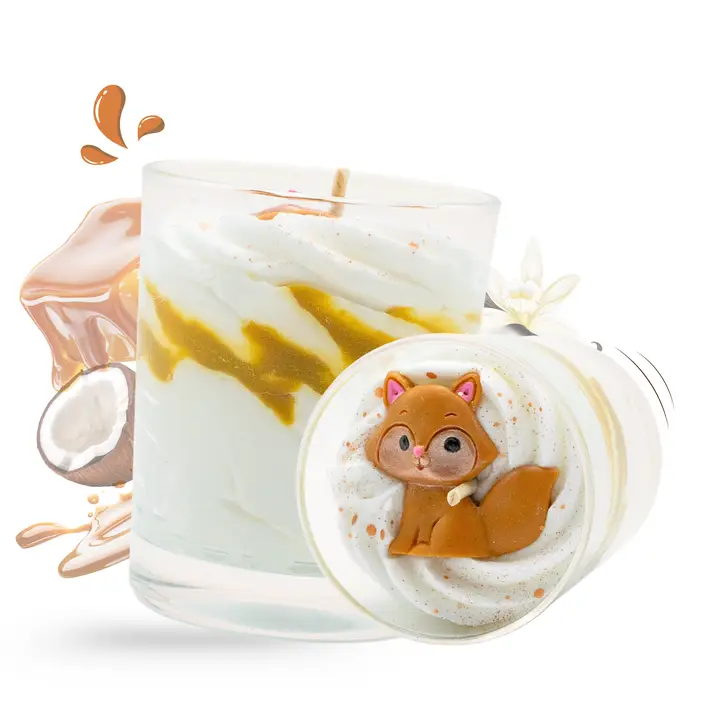 Les Fées Mères Kerze mit Reh - Karamell Frauegschichte - Les Fées Mères Kerze mit Reh - Karamell