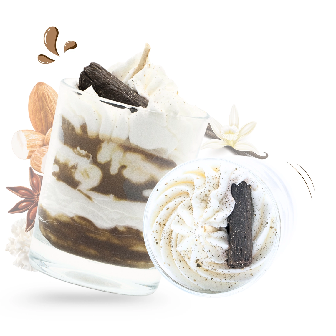 Les Fées Mères Kerze Zimtstange - Zimt Frauegschichte - Les Fées Mères Kerze Zimtstange - Zimt