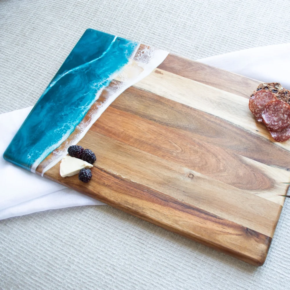 Frauegschichte - Lynn & Liana Designs Charcuterie-Brett gross: Ocean Vibes