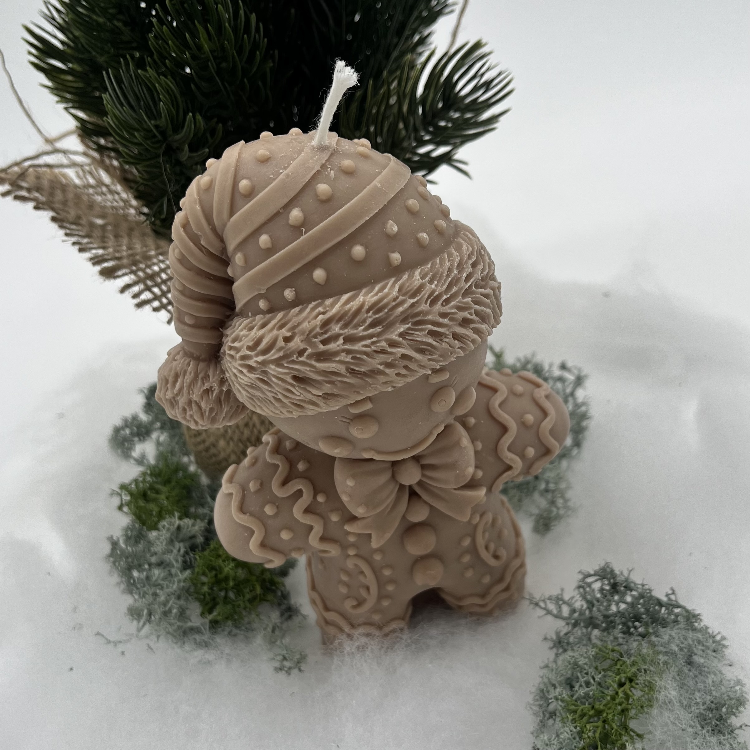 Ritual Spirit ltd. Kerze grosser Lebkuchenmann Frauegschichte - Ritual Spirit ltd. Kerze grosser Lebkuchenmann