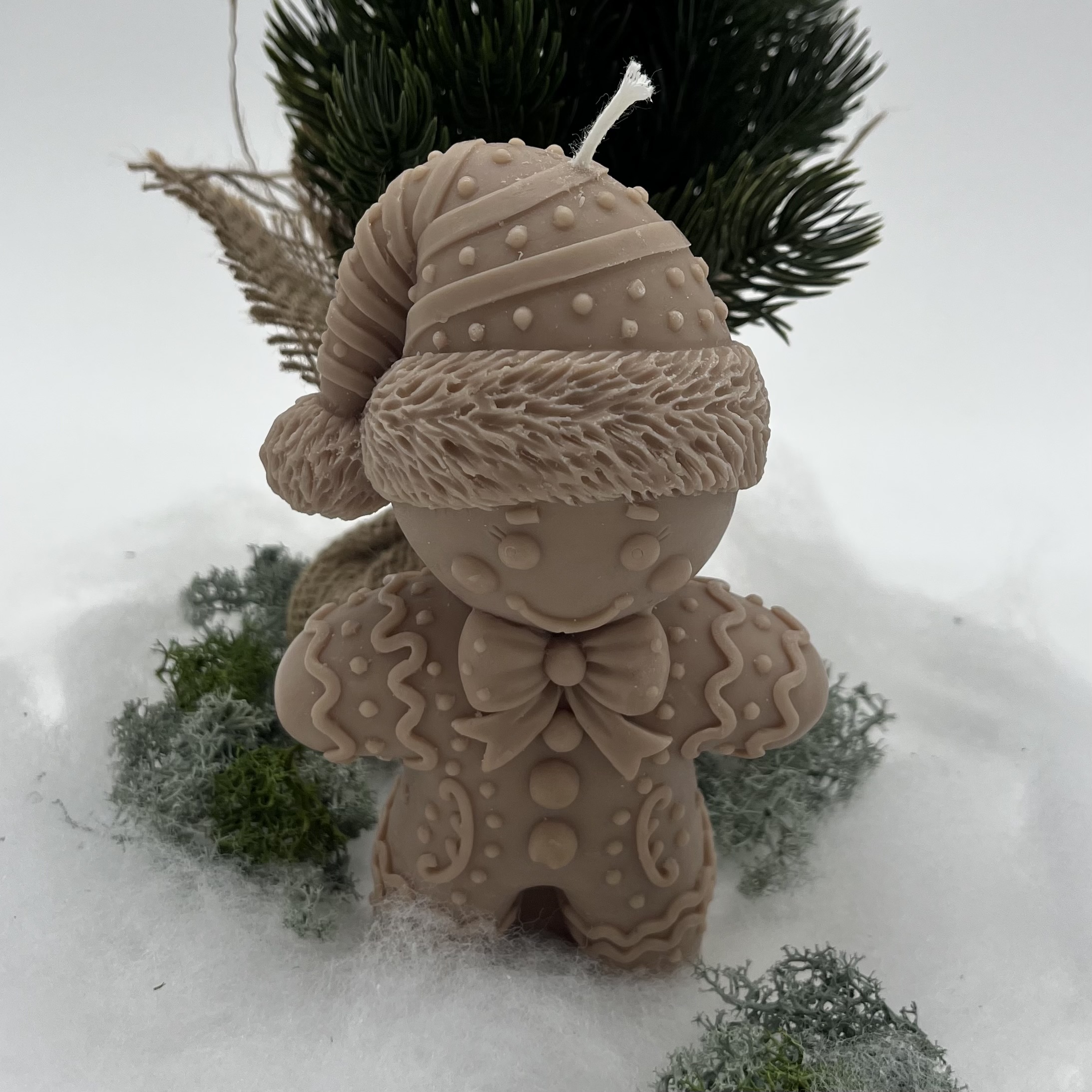 Ritual Spirit ltd. Kerze grosser Lebkuchenmann Frauegschichte - Ritual Spirit ltd. Kerze grosser Lebkuchenmann