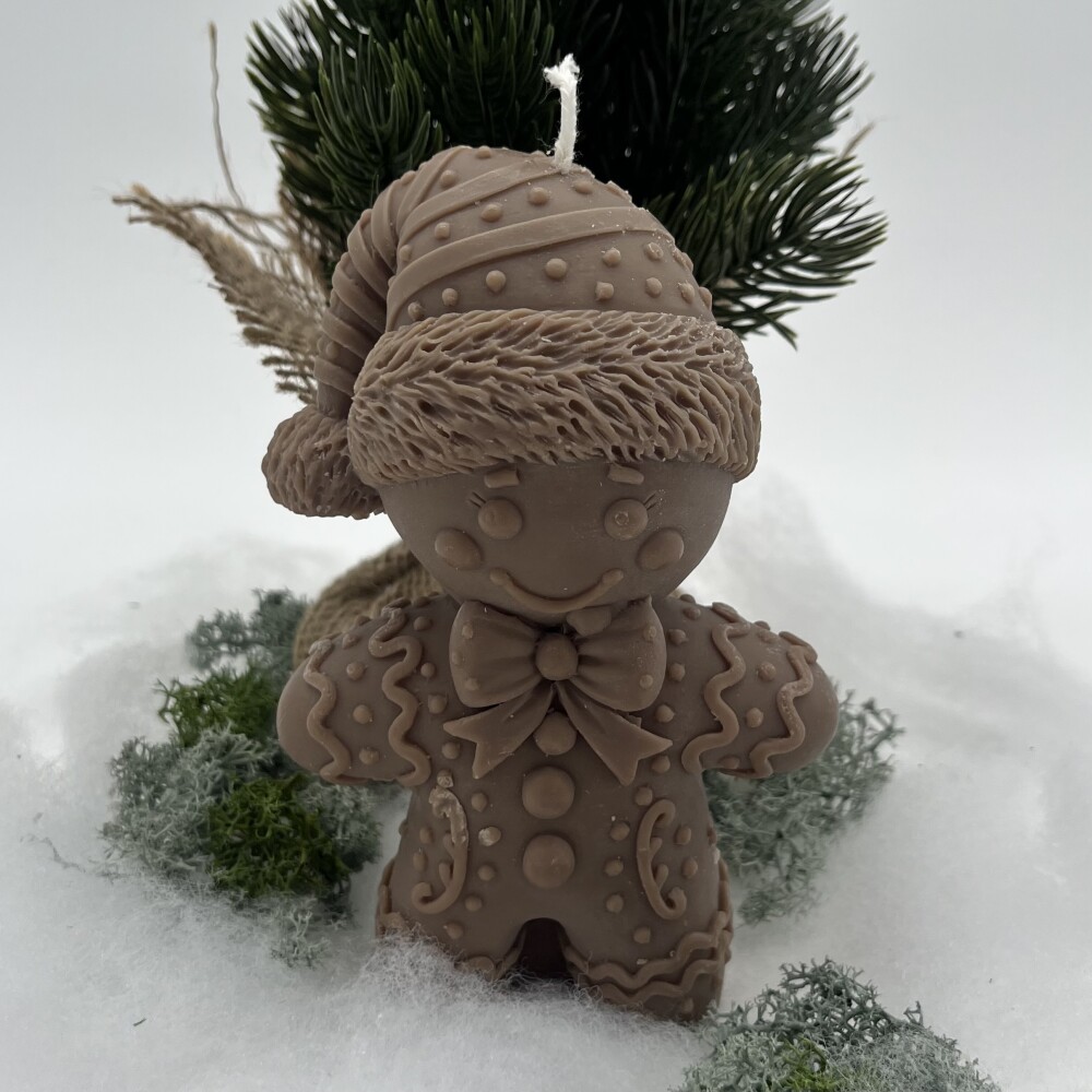 Frauegschichte - Ritual Spirit ltd. Kerze grosser Lebkuchenmann