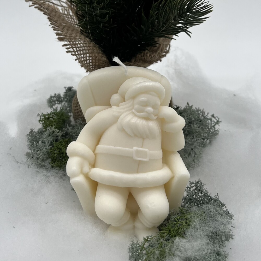 Frauegschichte - Ritual Spirit ltd. Kerze schlafender Weihnachtsmann
