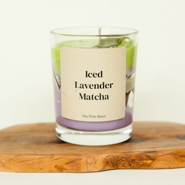The Nine Space Iced Lavender Matcha Kerze Frauegschichte - The Nine Space Iced Lavender Matcha Kerze