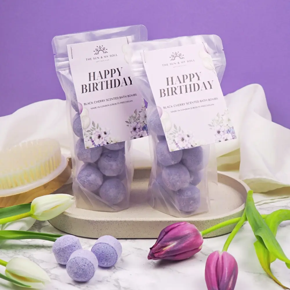 Frauegschichte - The Sun & My Soul "Happy Birthday" - Mini-Badebomben