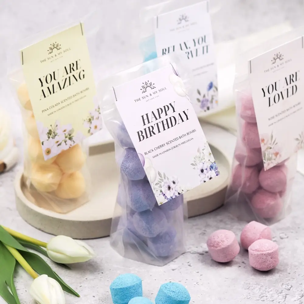 Frauegschichte - The Sun & My Soul "Happy Birthday" - Mini-Badebomben