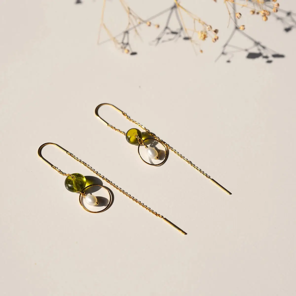 Vinoos Ohrringe grün - Voor Altijd. Frauegschichte - Vinoos Ohrringe grün - Voor Altijd.