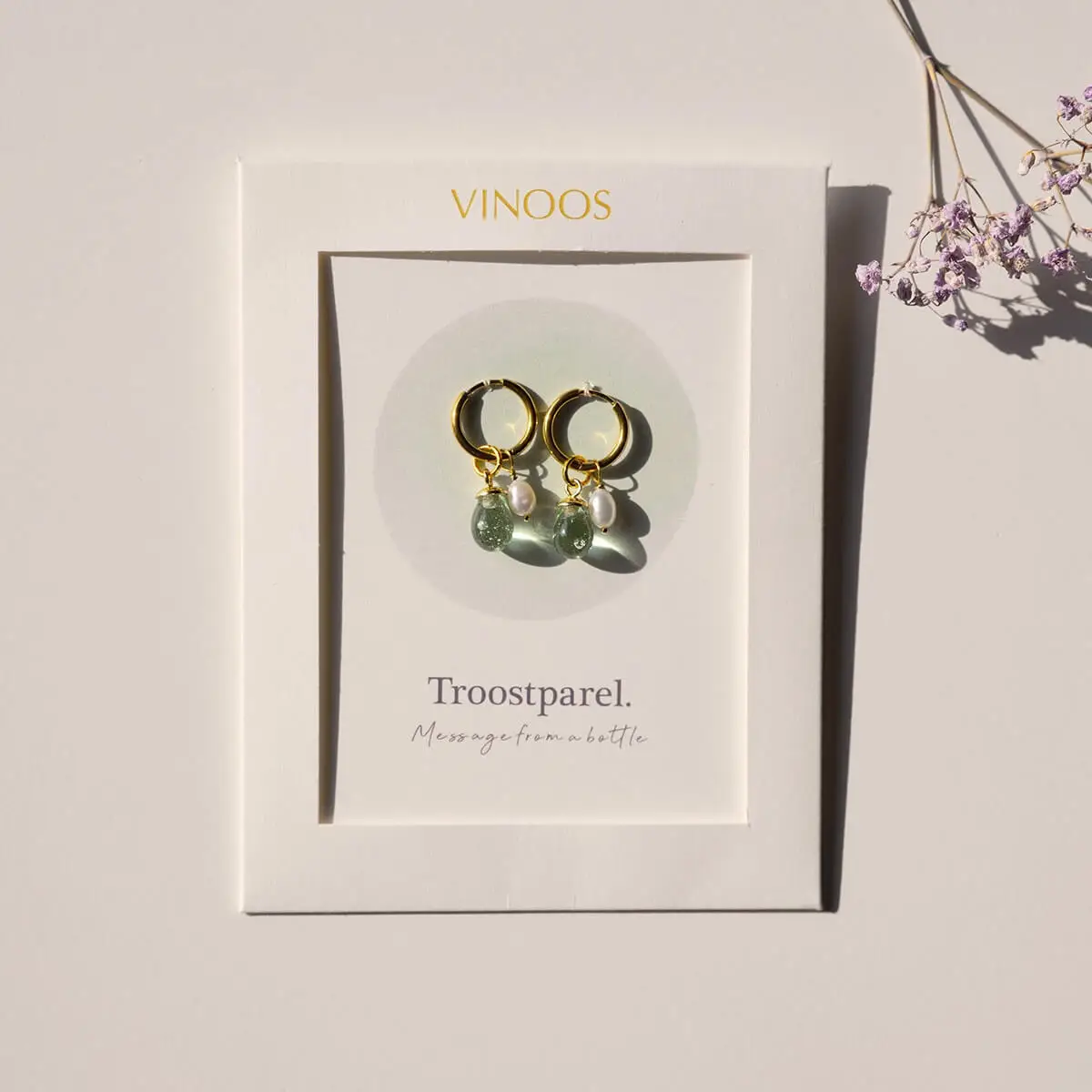 Vinoos Ohrringe Türkis - Troostparel Frauegschichte - Vinoos Ohrringe Türkis - Troostparel