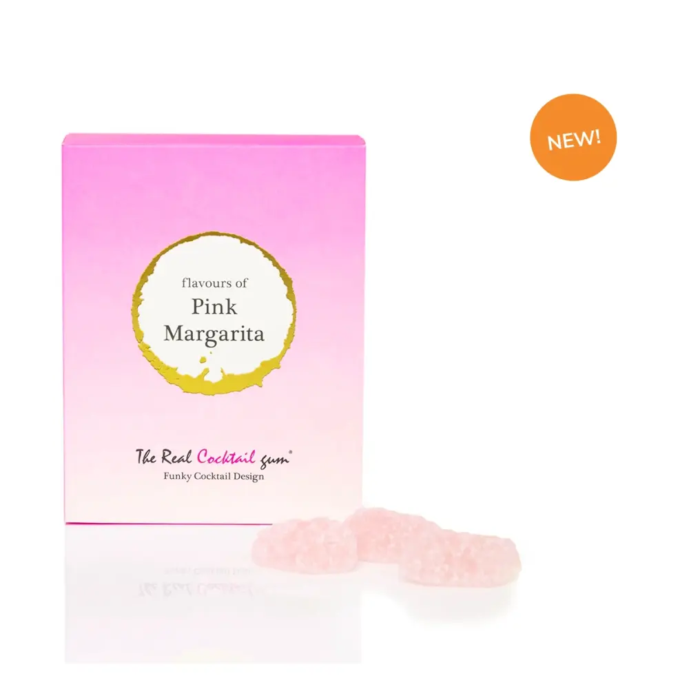 Frauegschichte - Vinoos Pink Margarita Weingummi Geschenkbox