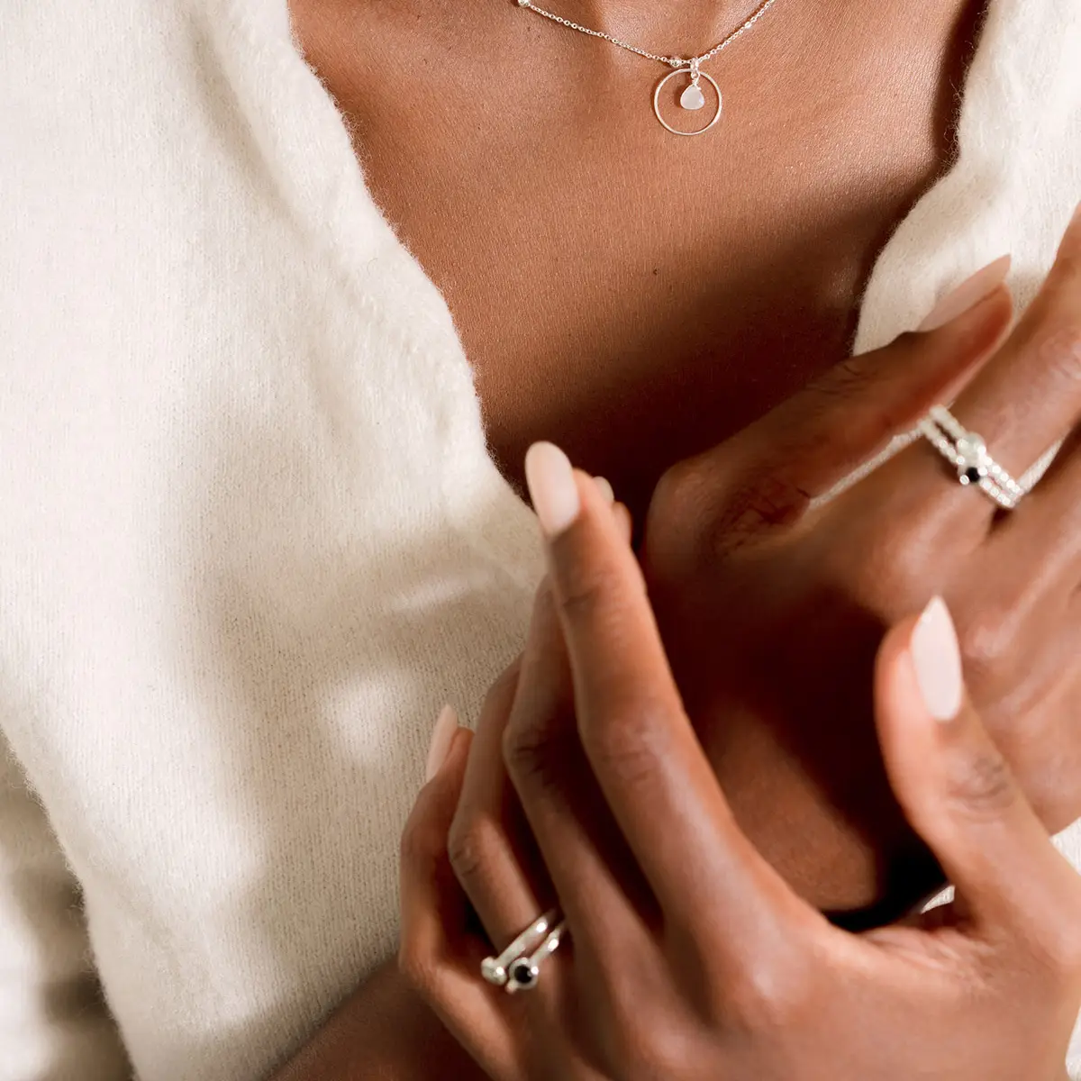 Vinoos Single-Ring silber - türkiser Stein Frauegschichte - Vinoos Single-Ring silber - türkiser Stein