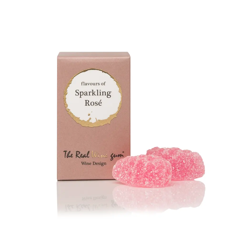 Frauegschichte - Vinoos Sparkling Rosé Weingummi Mini Box
