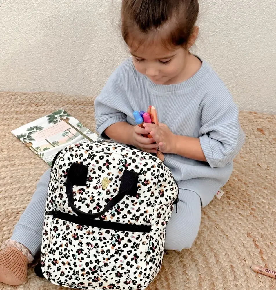 Frauegschichte - Milinane Rucksack LEOPARD Bunt